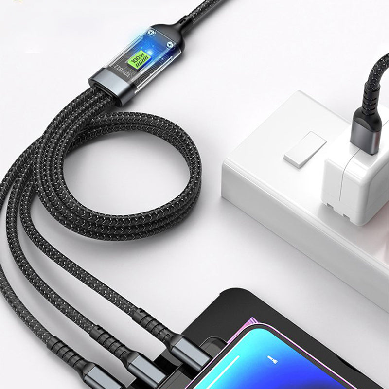 Super Fast Charging 3-in-1 Data Cable