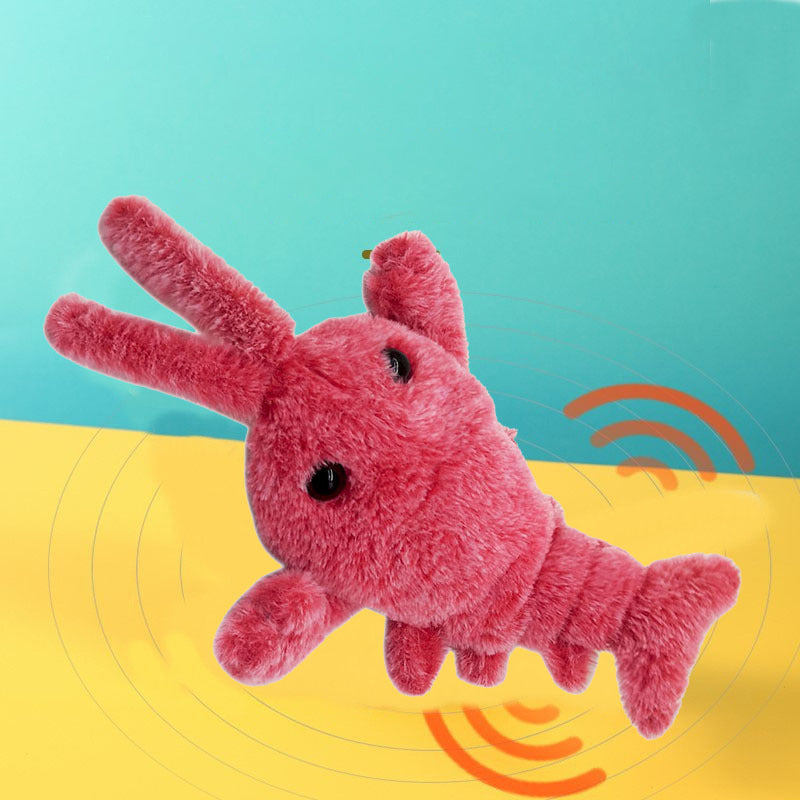 Electric Plush Jumping Shrimp