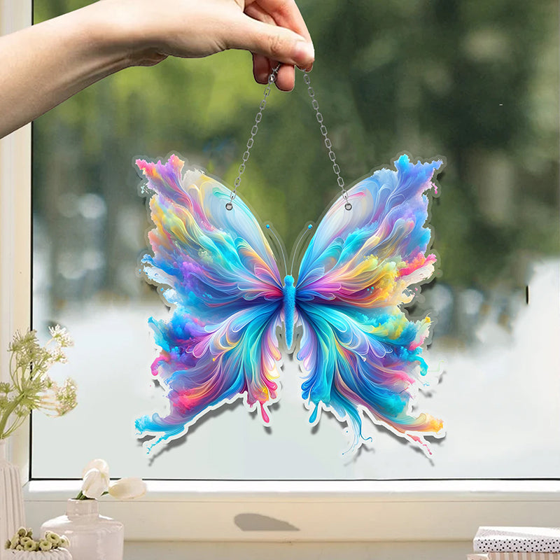 Butterfly Colorful Acrylic Window Hanging