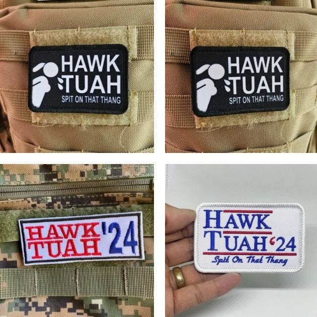 Hawk Tuah Funny Patch