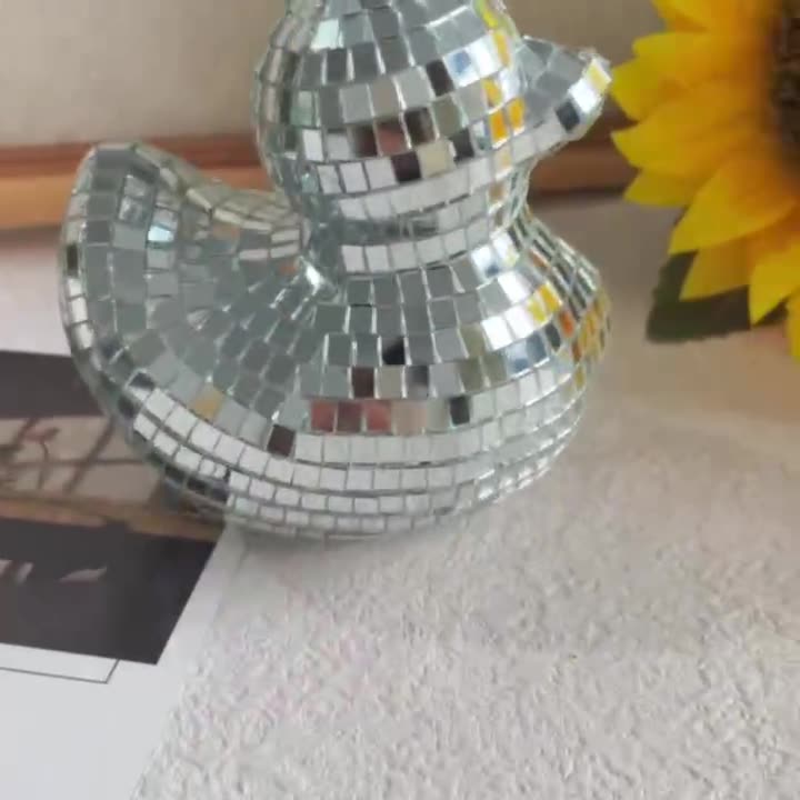 Charming Disco Mirror Duck