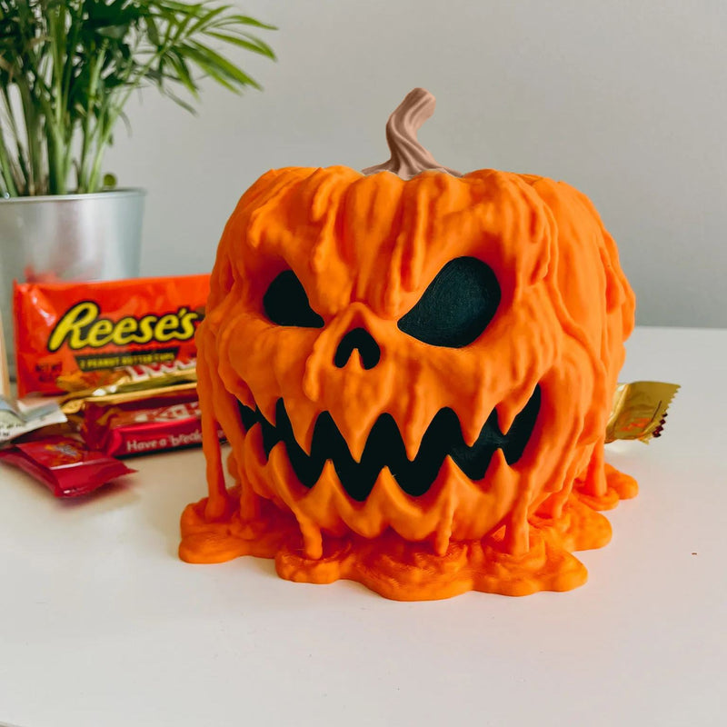 Melting Halloween Pumpkin Candy Bowl