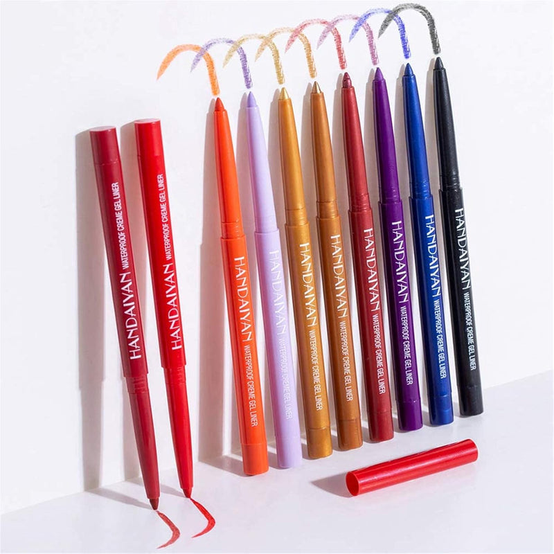 20 PCS Colored Eyeliners Pencil Set