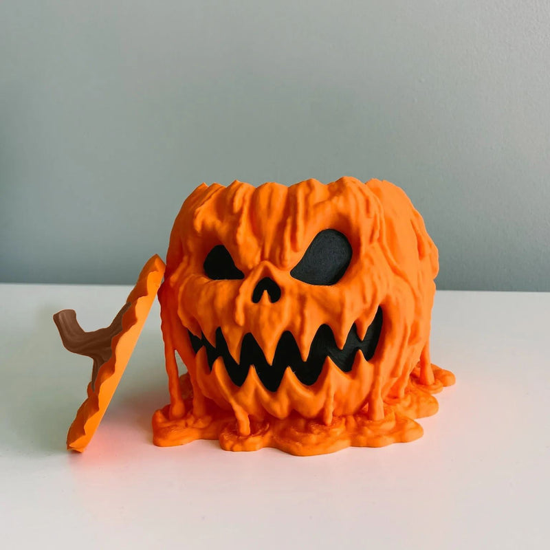 Melting Halloween Pumpkin Candy Bowl