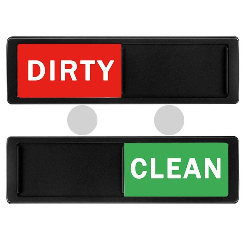 Clean Dirty Dishwasher Magnet Indicator Sign