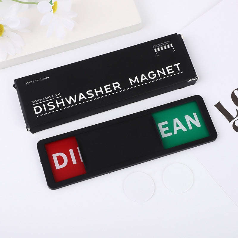 Clean Dirty Dishwasher Magnet Indicator Sign