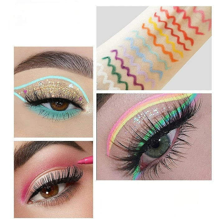 20 PCS Colored Eyeliners Pencil Set