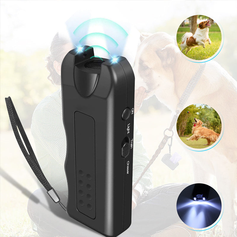 Handheld Bark Control Luminous Ultrasonic Animal Repeller