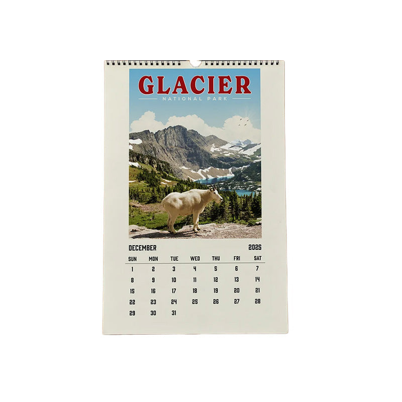 National Parks 2025 Wall Calendar