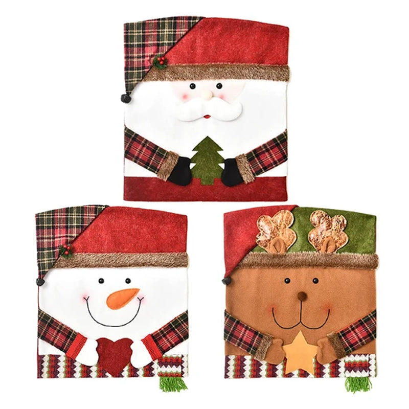 Christmas Decoration Cartoon Chair Cover