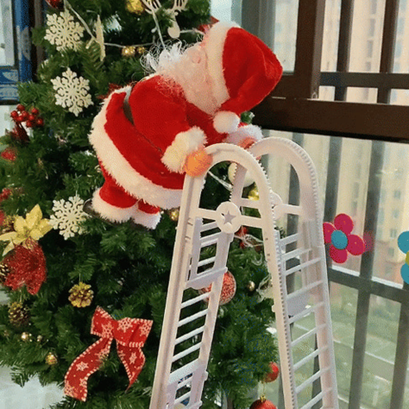 Electric Climbing Santa