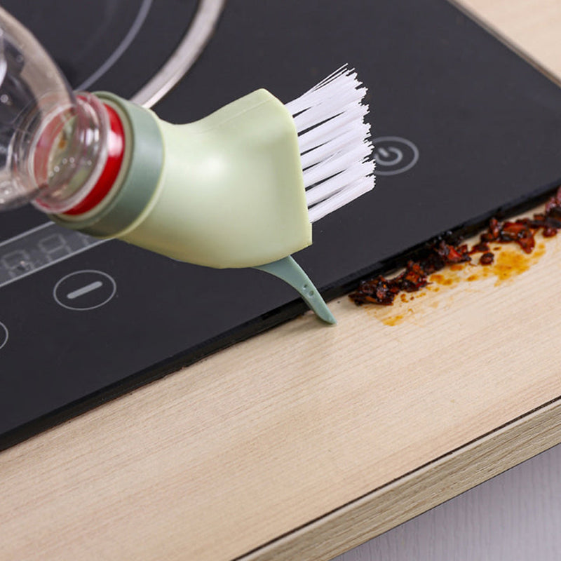 Multipurpose cleaning brush head