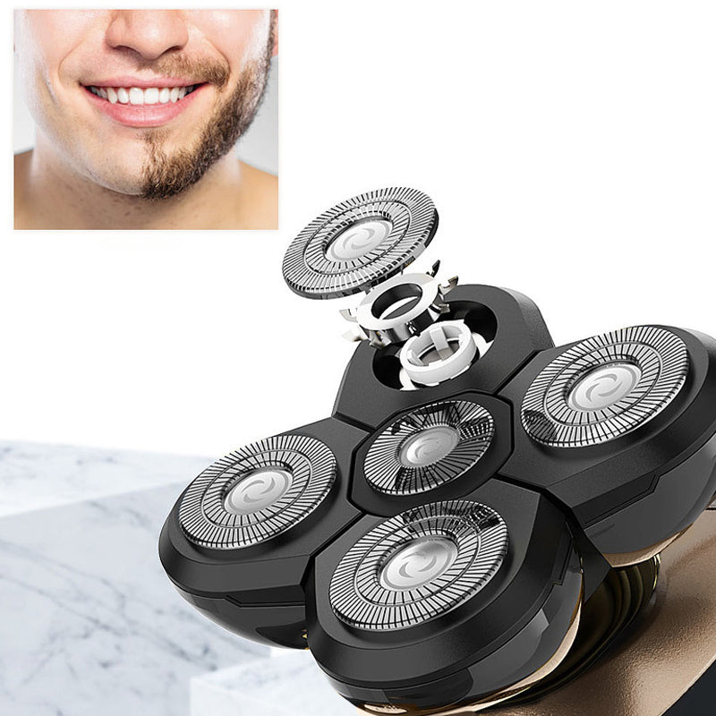 5 in 1 multifunctional 4D electric shaver