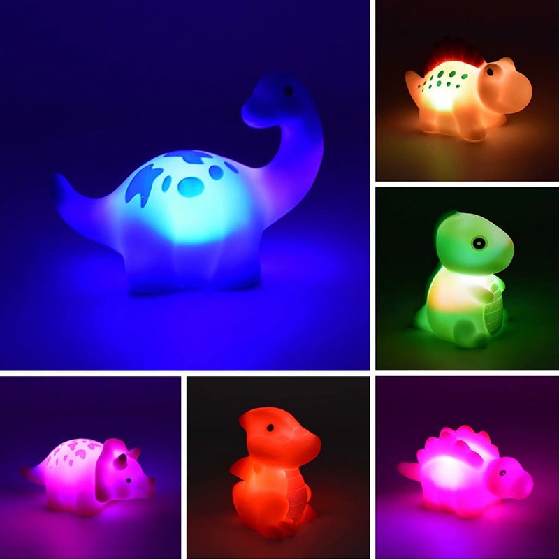 Glowing Dinosaur Shaped Bath Toy