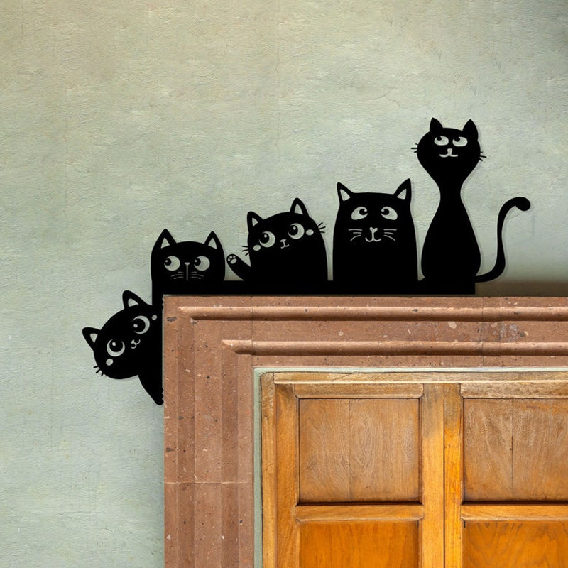 Adorable Cat Door Topper