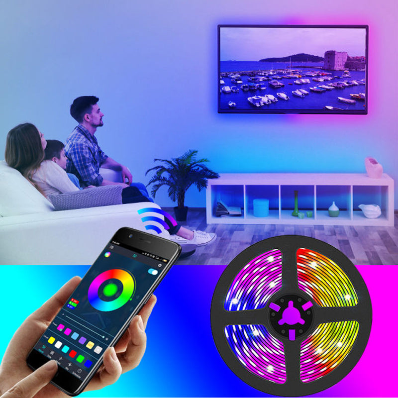 5050rgb Light Strip Set 5v Light Strip 24-Key Remote Control Bluetooth