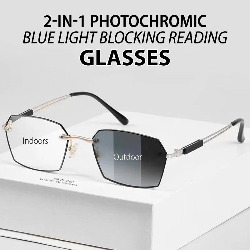 2-in-1 Photochromic Blue Light Glasses