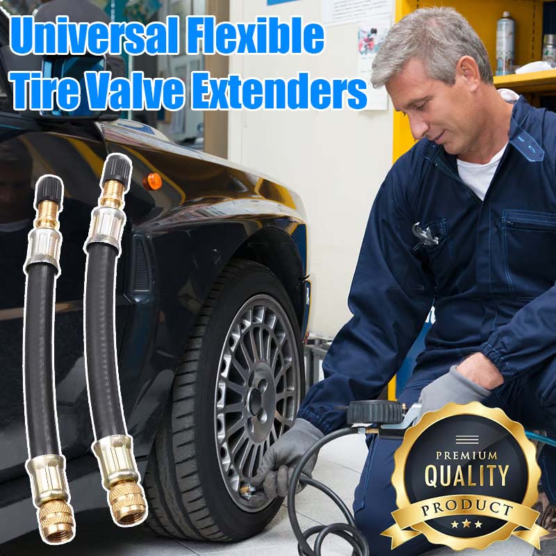 Universal Flexible Tire Valve Extenders