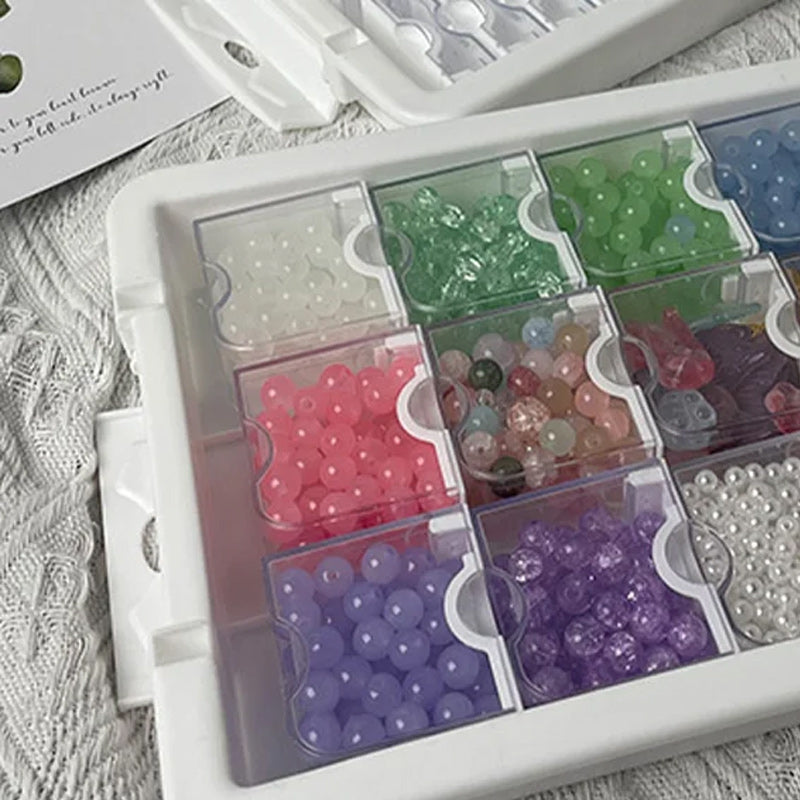 Nail Art Box DIY Beaded Jewelry Storage Box