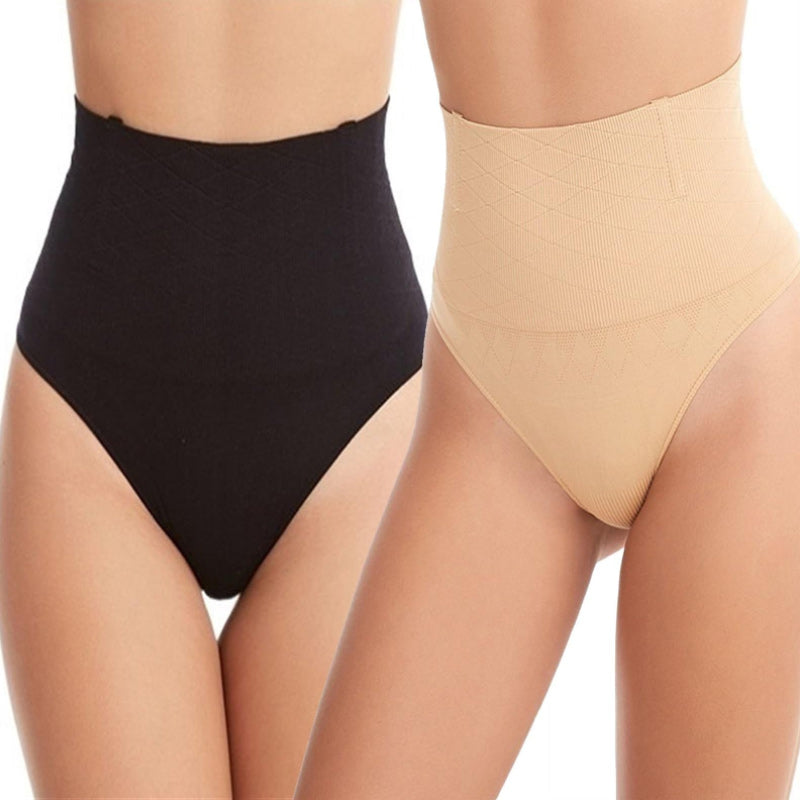 Mid-Rise Tummy-Controlling Panties With Hip Lift