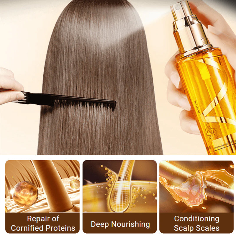 Moisturizing & Strengthening Silky Hair Oil