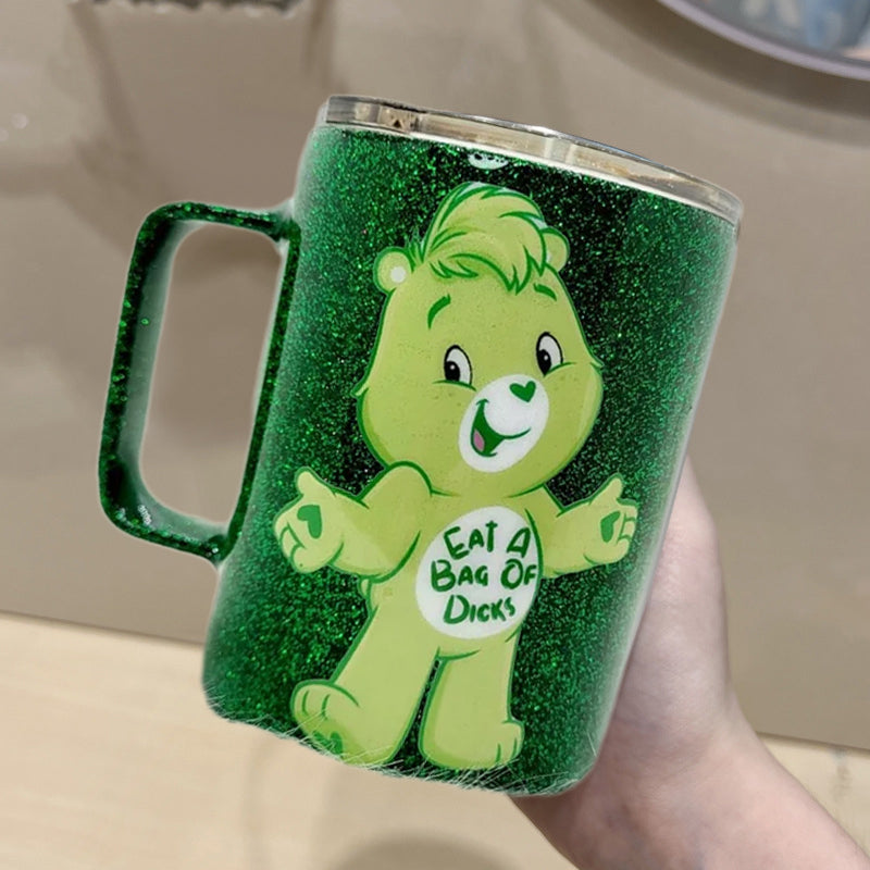 Bear Glitter Stainless Steel Mug