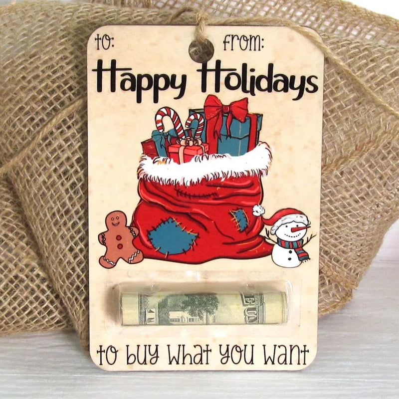 Santa Christmas Money Holders