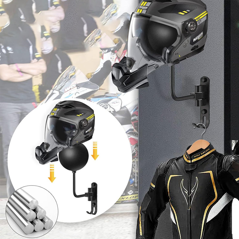 Motorcycle Helmet Rack