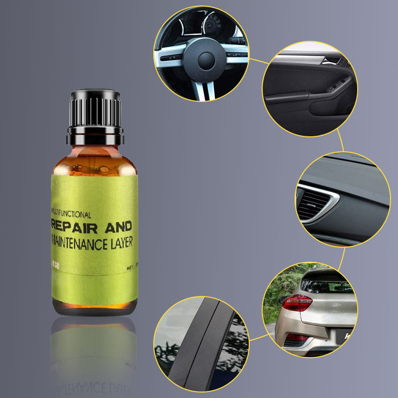 Car plastic repair coating agent