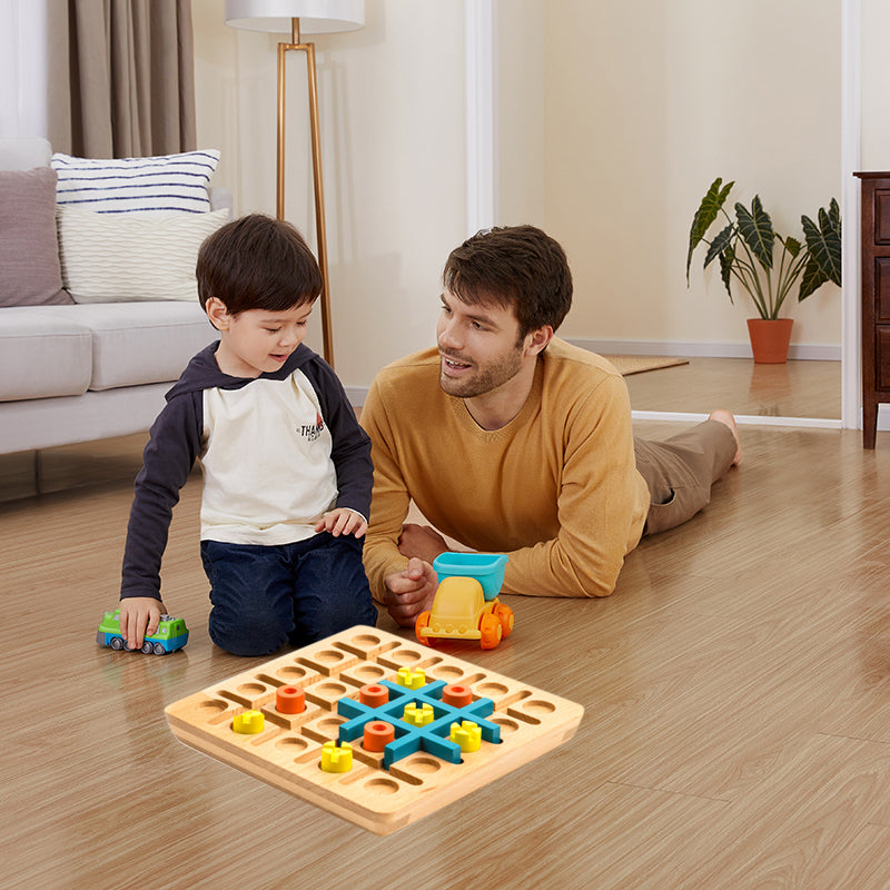 Wooden family board game