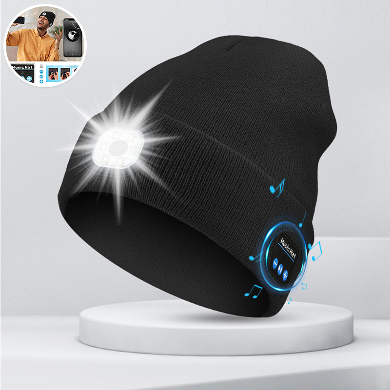 LED Light Bluetooth Warm Hat