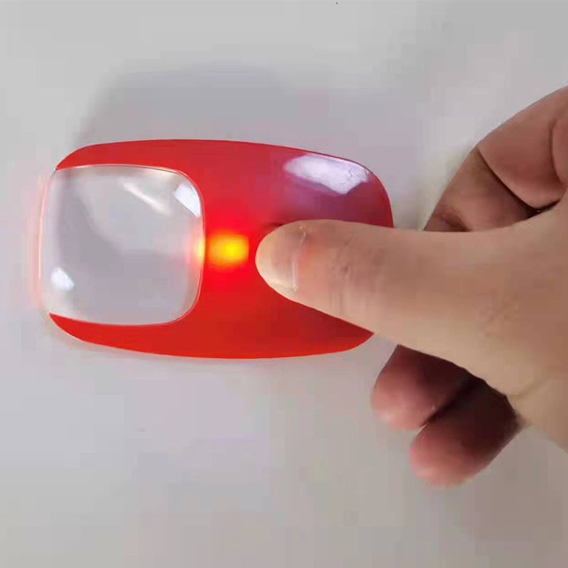 5X HD magnifying glass with LED light