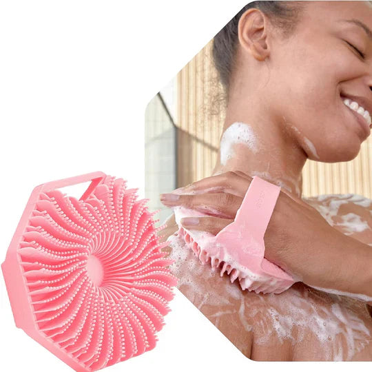 Antimicrobial Silicone Body Brush for Showering