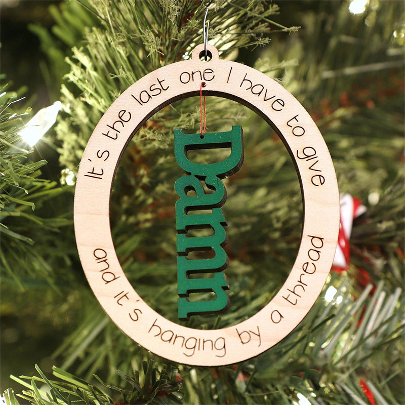 Funny Christmas Ornament | Last F*ck