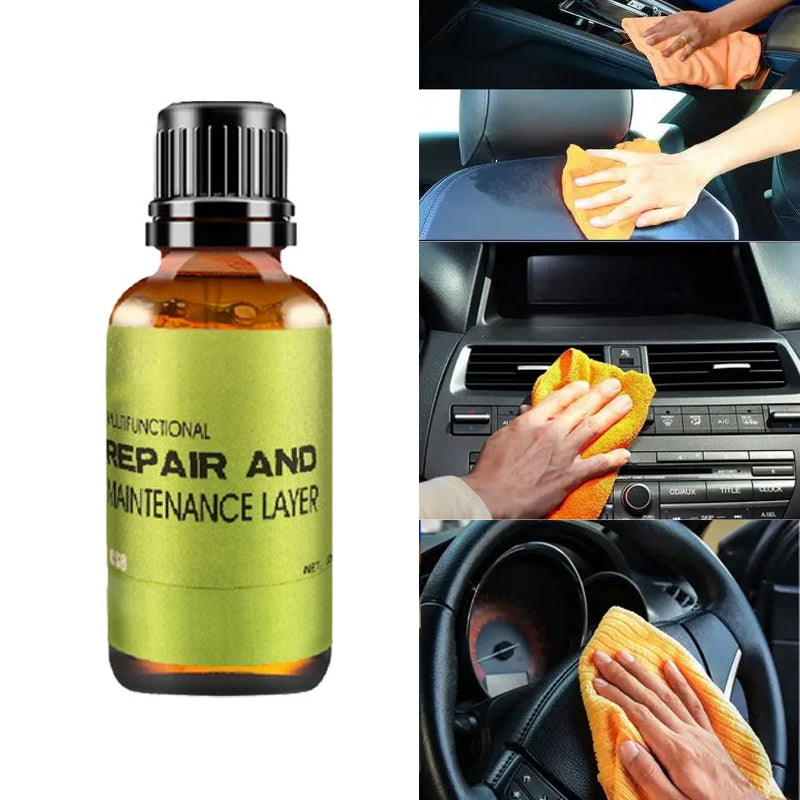 Car plastic repair coating agent