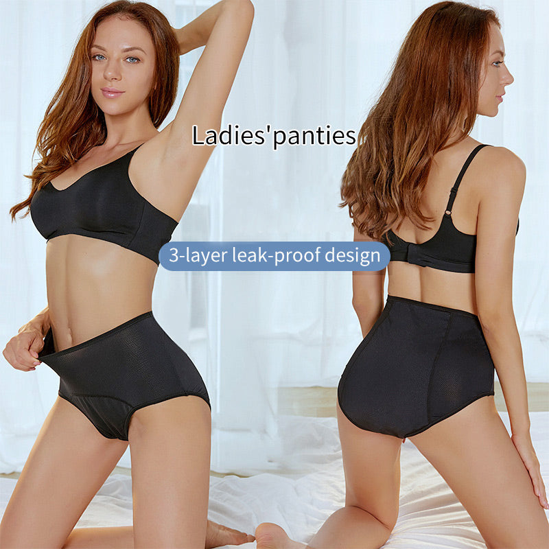 High-waisted Leak-proof Protective Panties