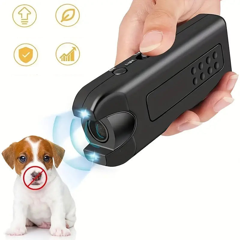 Handheld Bark Control Luminous Ultrasonic Animal Repeller