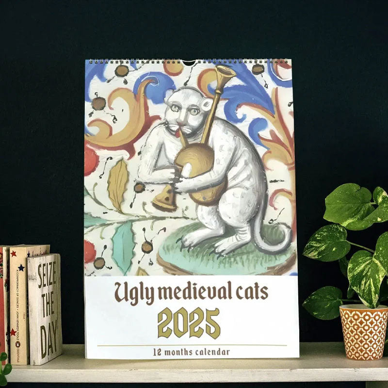 2025 / 2024 Weird Medieval Cats Calendar