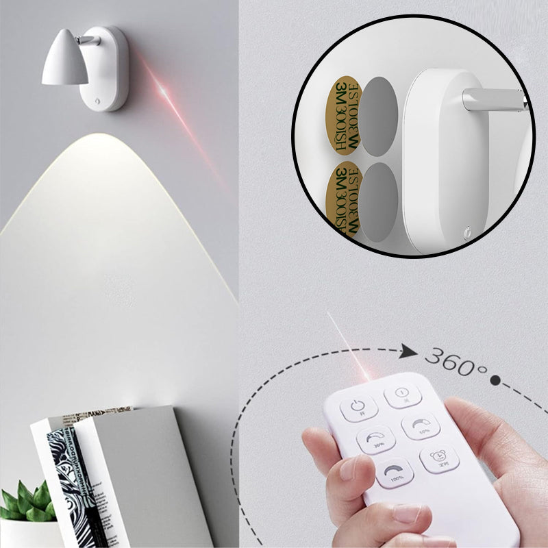 LED Battery Wall Lamp with Remote Control