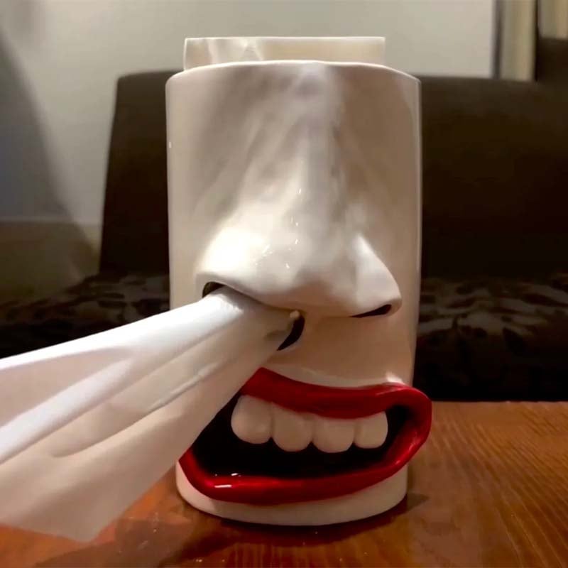 Funny nose tissue box