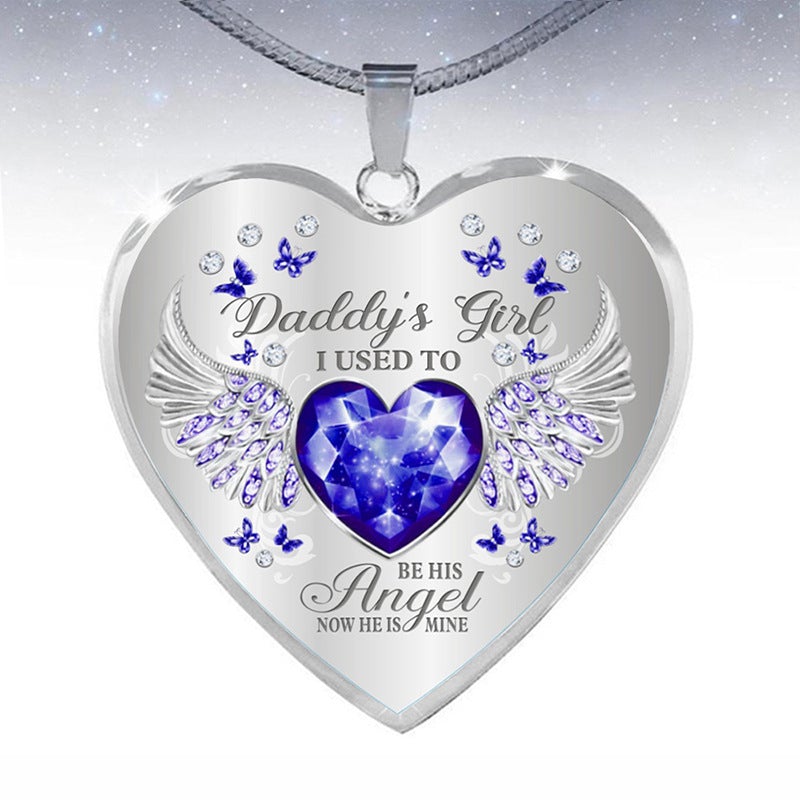 Daddy's Girl Heart Necklace