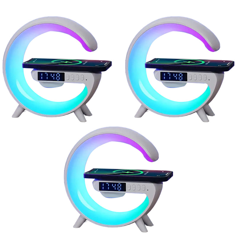 G-shaped Led Wireless Charging Speaker