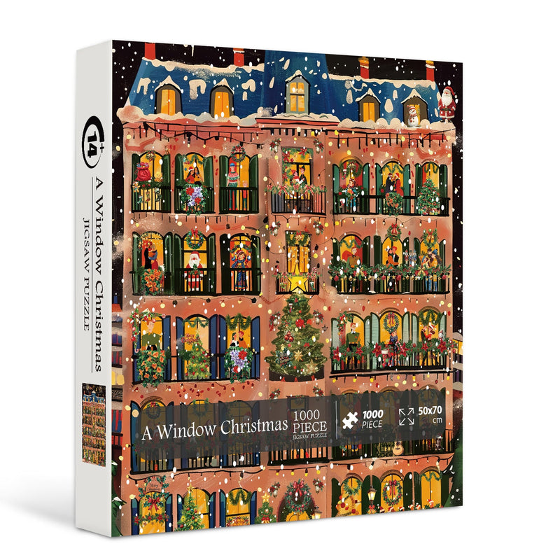 A Window Christmas Jigsaw Puzzle 1000 Pieces