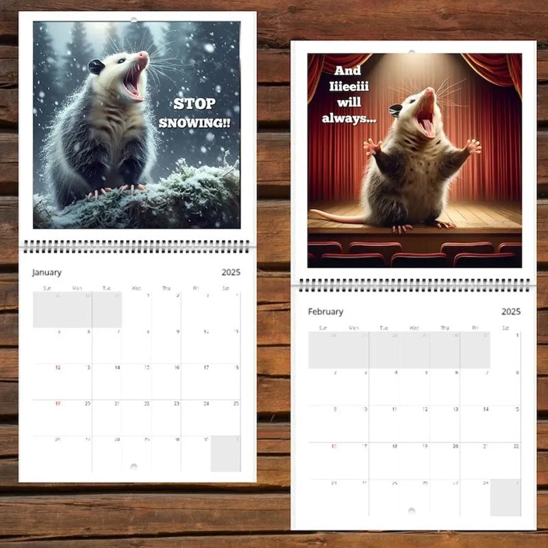 2025 Screaming Possums Calendar