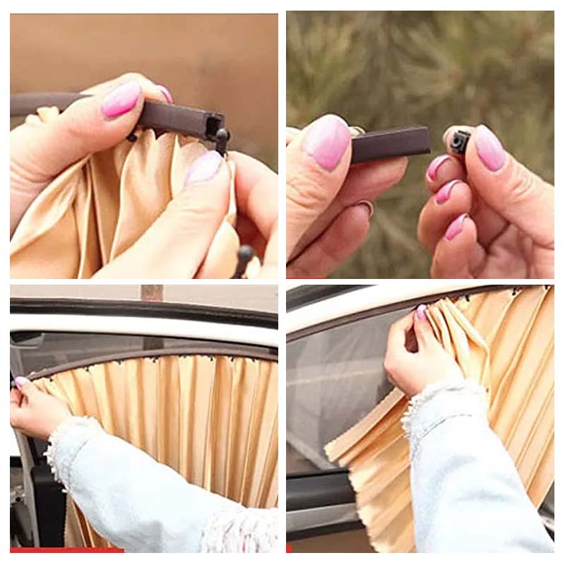 Magnetic Car Sunshade Curtains (2/4 PCs)