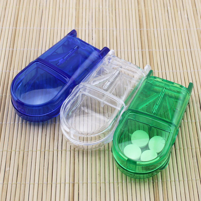 Portable Pill Cutter Organizer