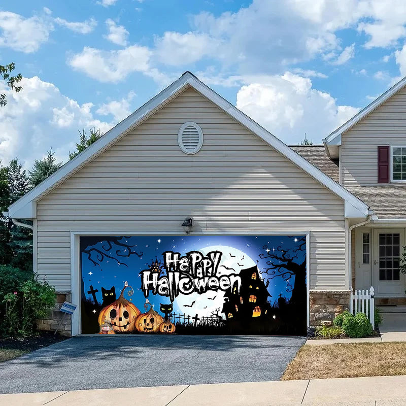 Halloween 2024 Garage Door Decoration