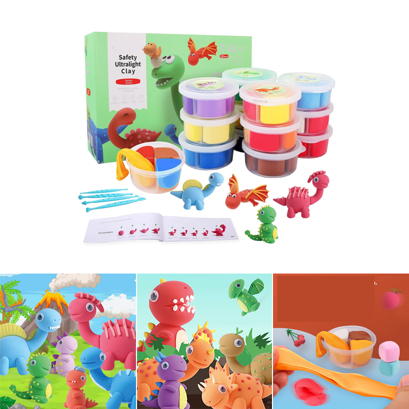 Air Dry Clay Pets Group Modelling Clay Sets for Children