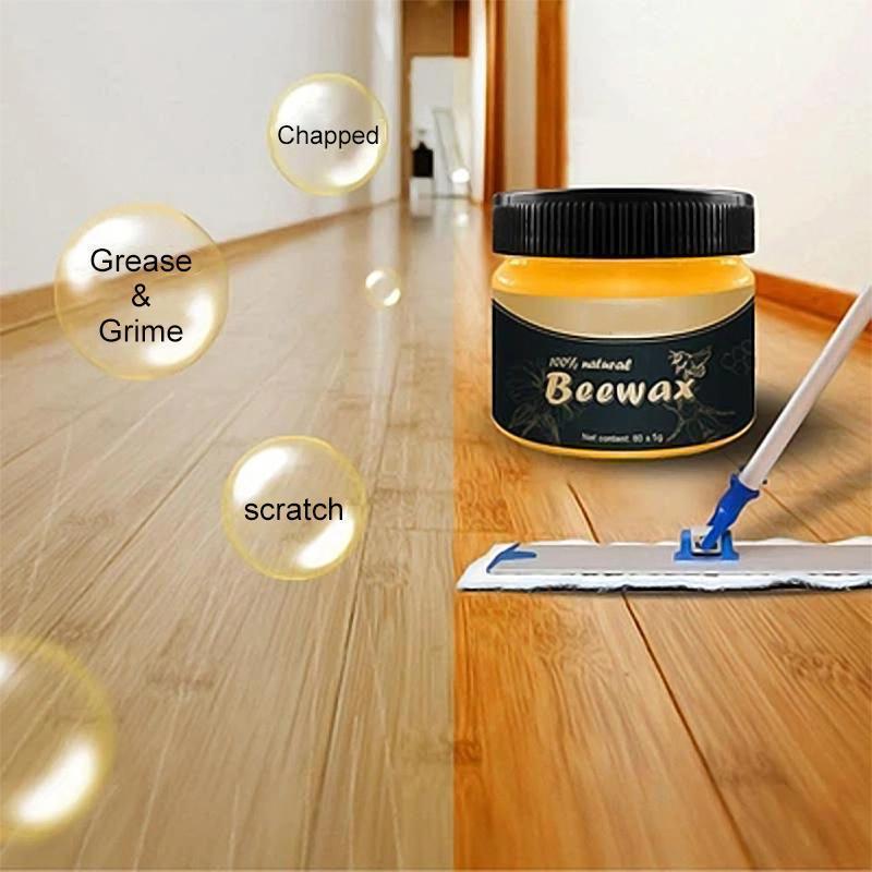 Natural beeswax furniture care polishing