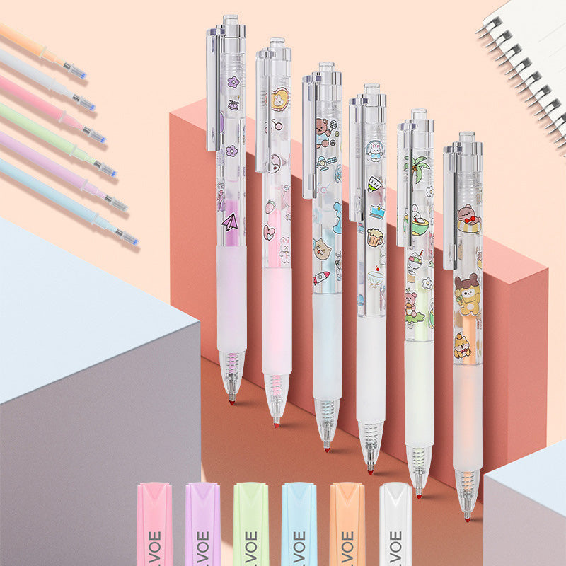 Set of 6 PCS Precision Glue Pen